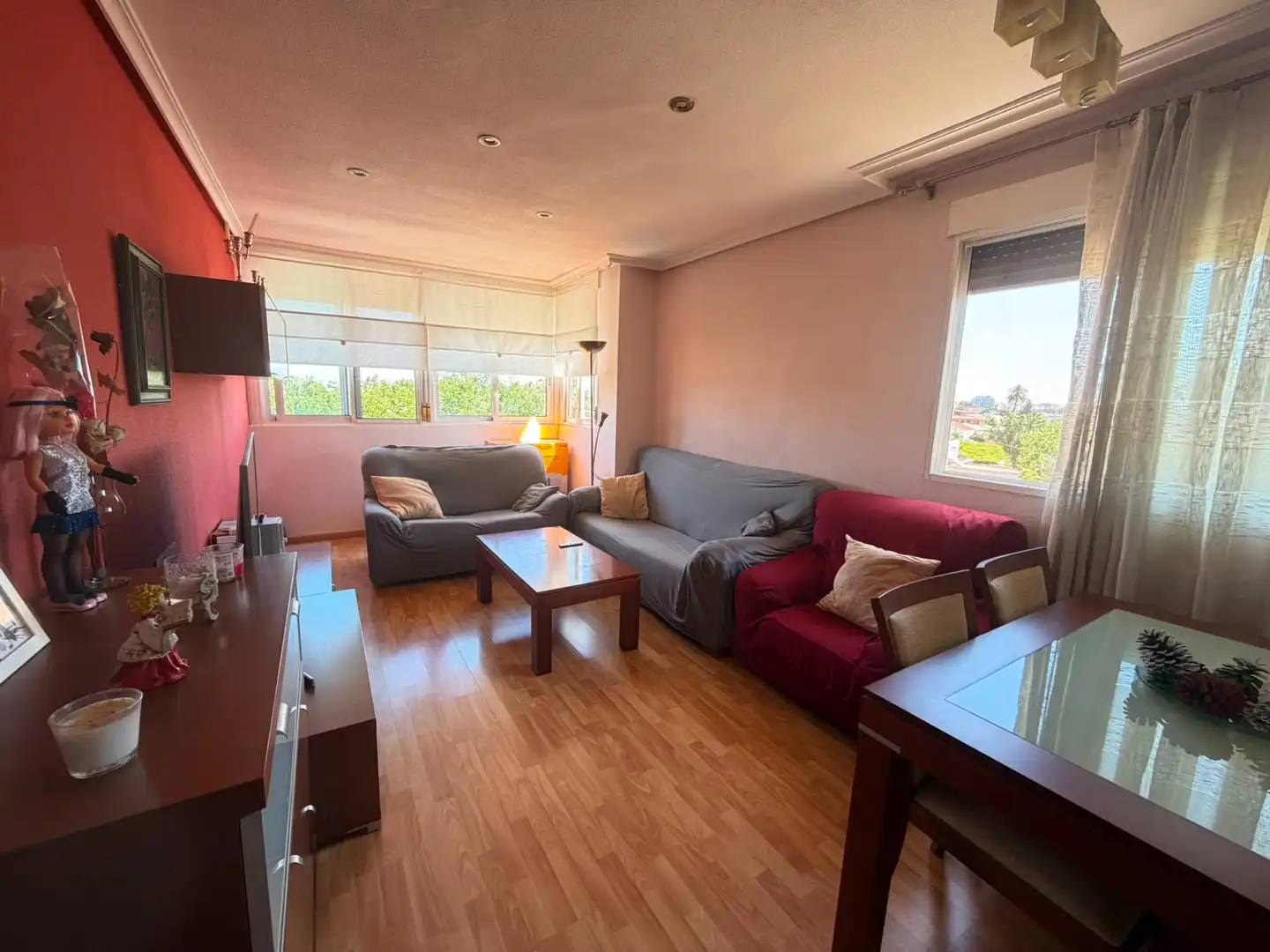 Sala de estar de Piso en venta en Murcia con Amueblado
