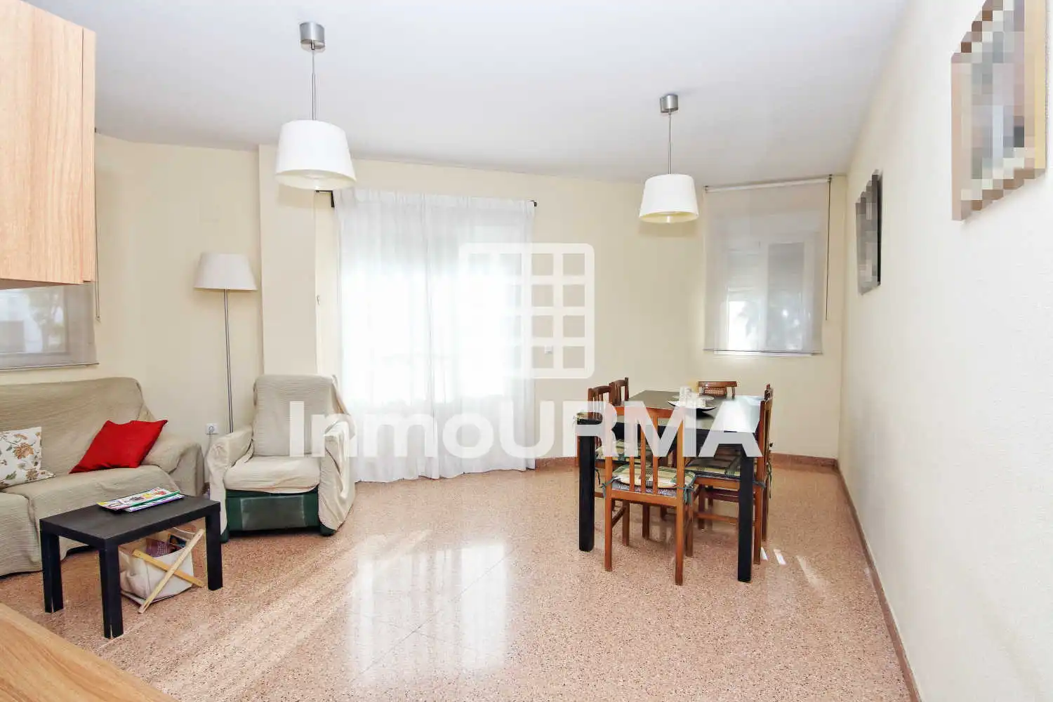 Sala de estar de Piso en venta en San Vicente del Raspeig / Sant Vicent del Raspeig con Aire acondicionado, Trastero y Amueblado