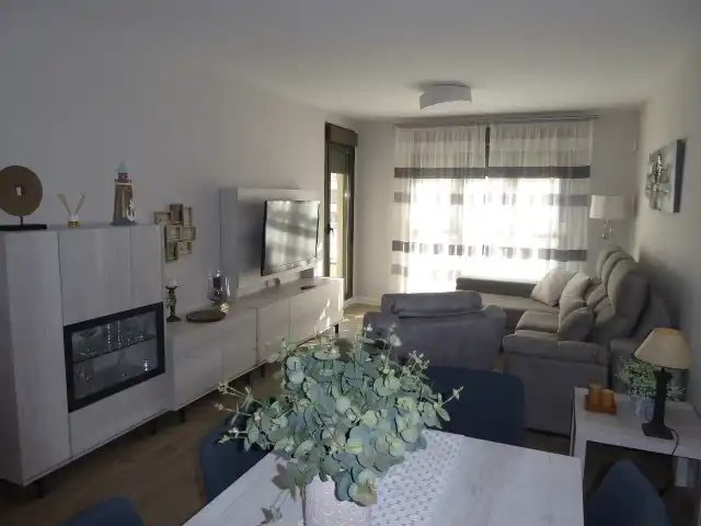 Living room of Flat for rent in Torremolinos  with Air Conditioner, Parquet flooring and Terrace