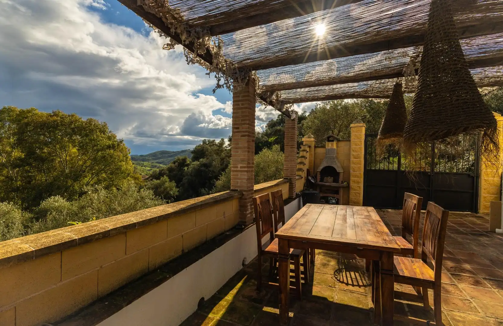 Terrace of Houses for sale in Almogía  with Air Conditioner and Furnished