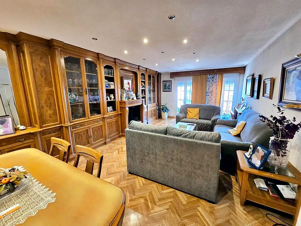 Living room of Attic for sale in Leganés  with Heating, Parquet flooring and Terrace