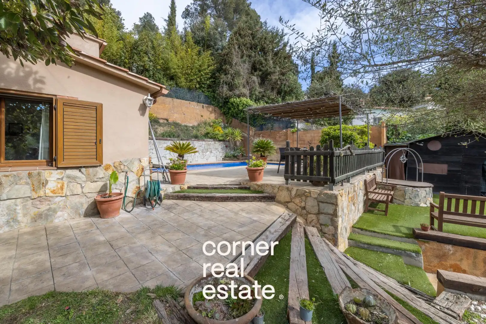 Vista exterior de Casa o chalet en venta en Molins de Rei con Aire acondicionado, Calefacción y Jardín privado