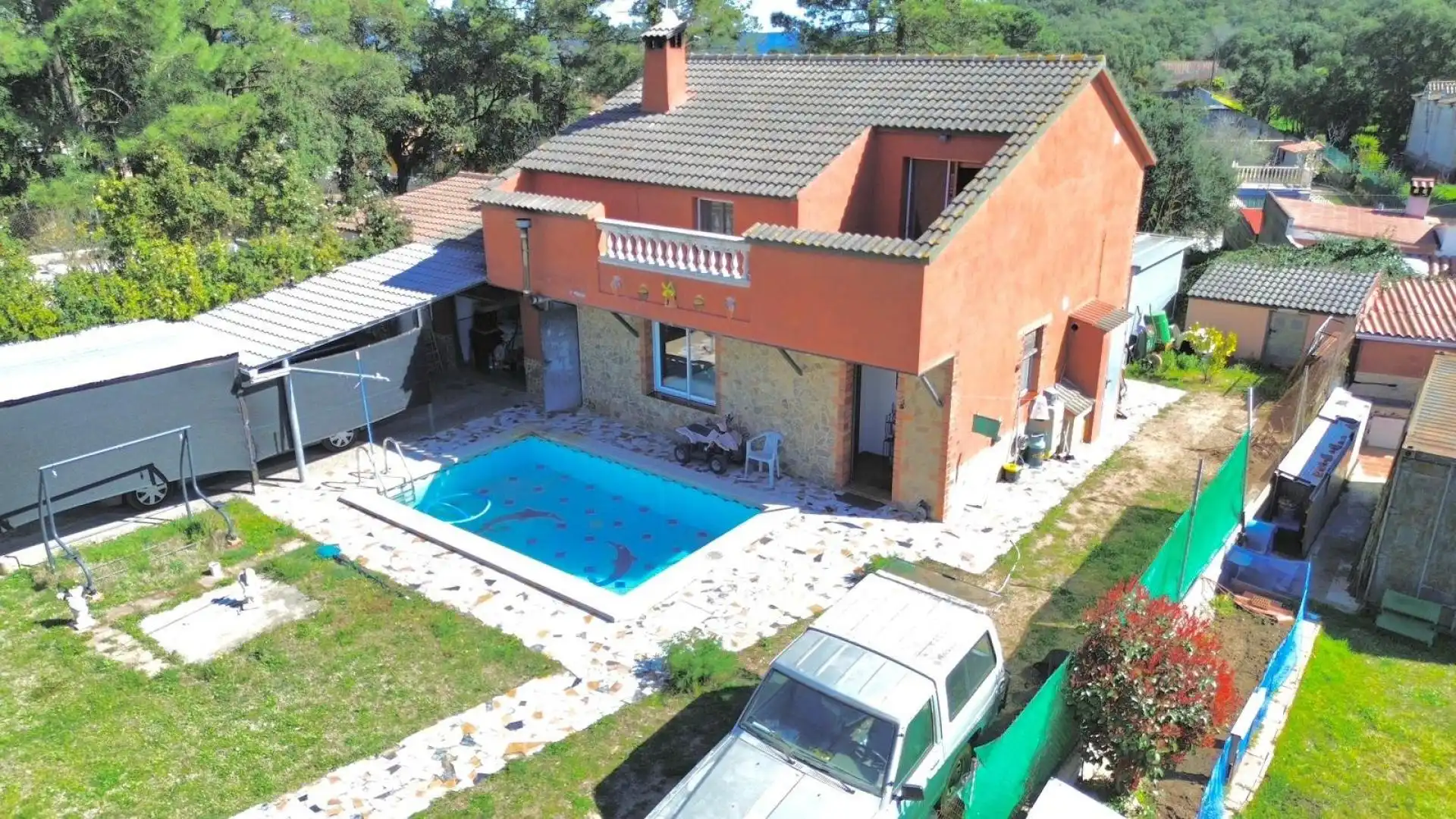 Vista exterior de Casa o xalet en venda en Llagostera