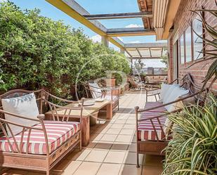 Terrace of Flat for sale in San Sebastián de los Reyes  with Air Conditioner, Heating and Private garden