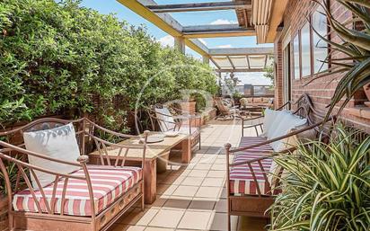 Terrace of Flat for sale in San Sebastián de los Reyes  with Air Conditioner, Heating and Private garden