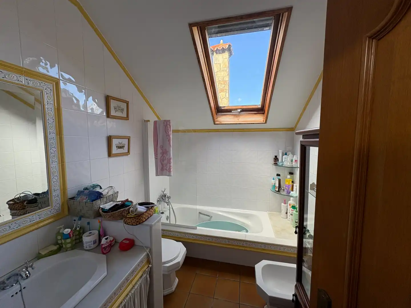 Baño de Casa o chalet en venta en Narón con Calefacción, Jardín privado y Parquet
