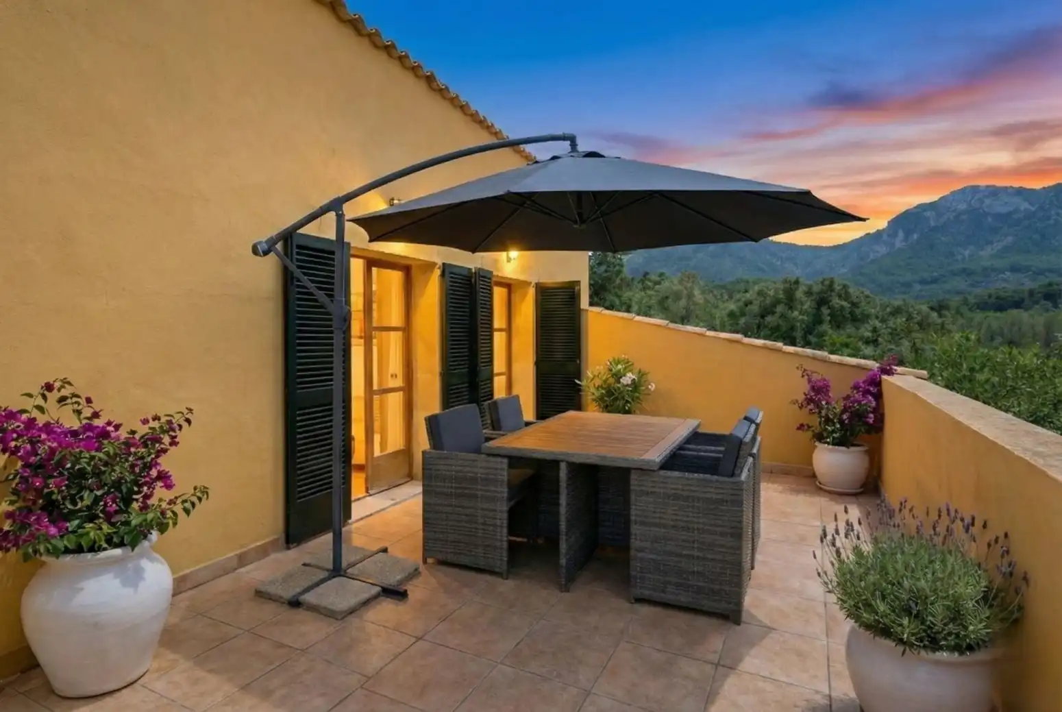 Terrace of Houses for rent in Campanet  with Heating, Private garden and Terrace