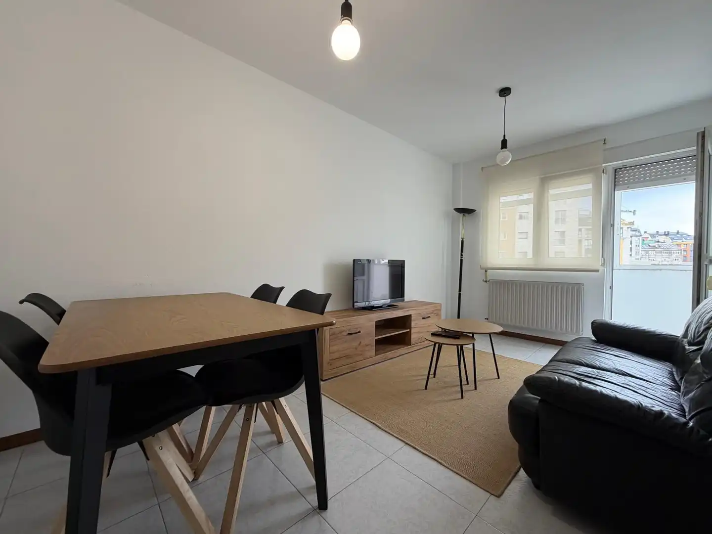 Living room of Flat for rent in Lugo  with Heating, Storage room and Furnished