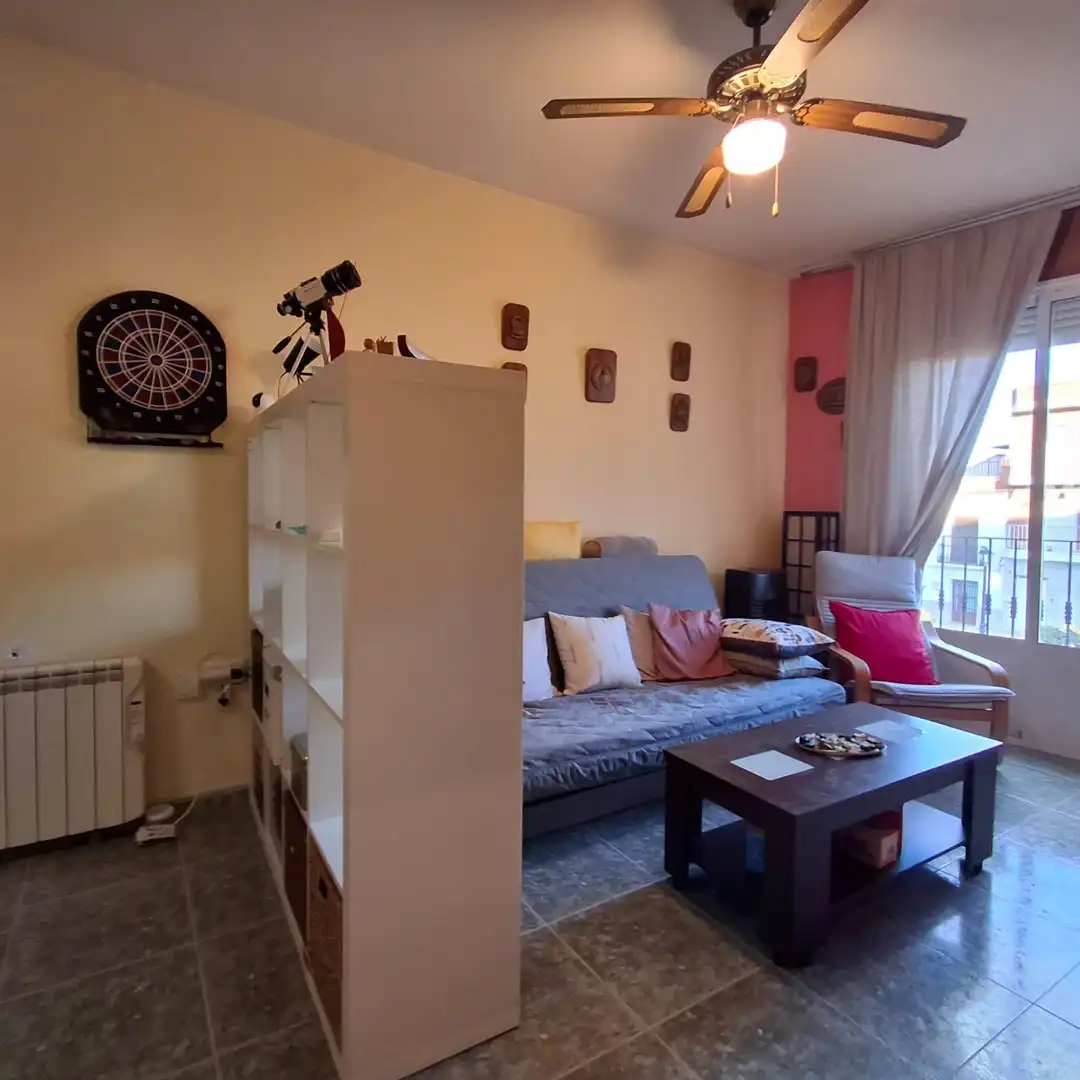 Living room of Flat for sale in Fondón  with Air Conditioner, Private garden and Furnished