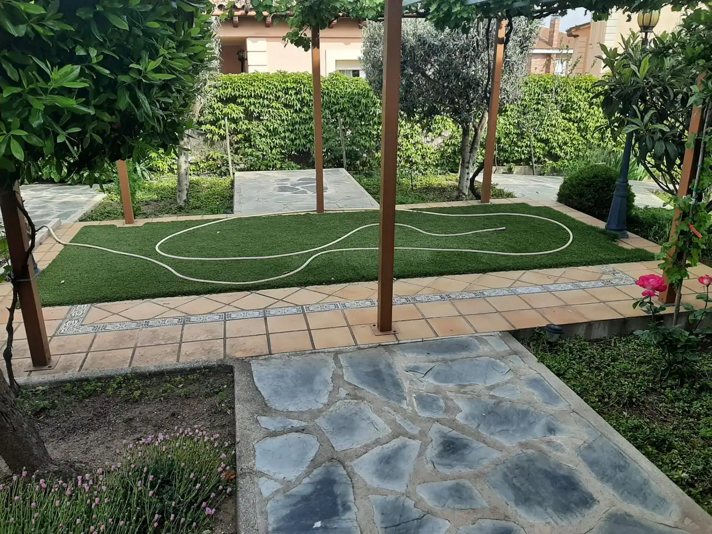 Garden of Houses for sale in Navas del Rey  with Heating