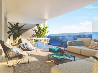 Ático con piscina en venta en Castillo Sohail - Myramar