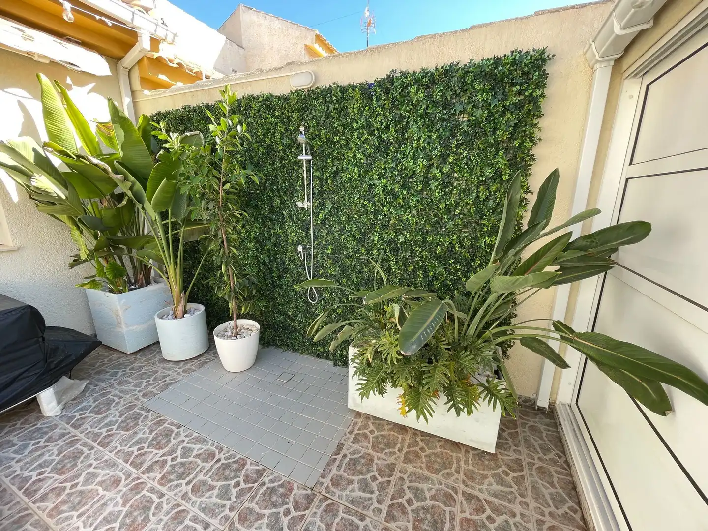 Terrace of Duplexes for sale in Pilar de la Horadada  with Air Conditioner, Swimming Pool and Furnished