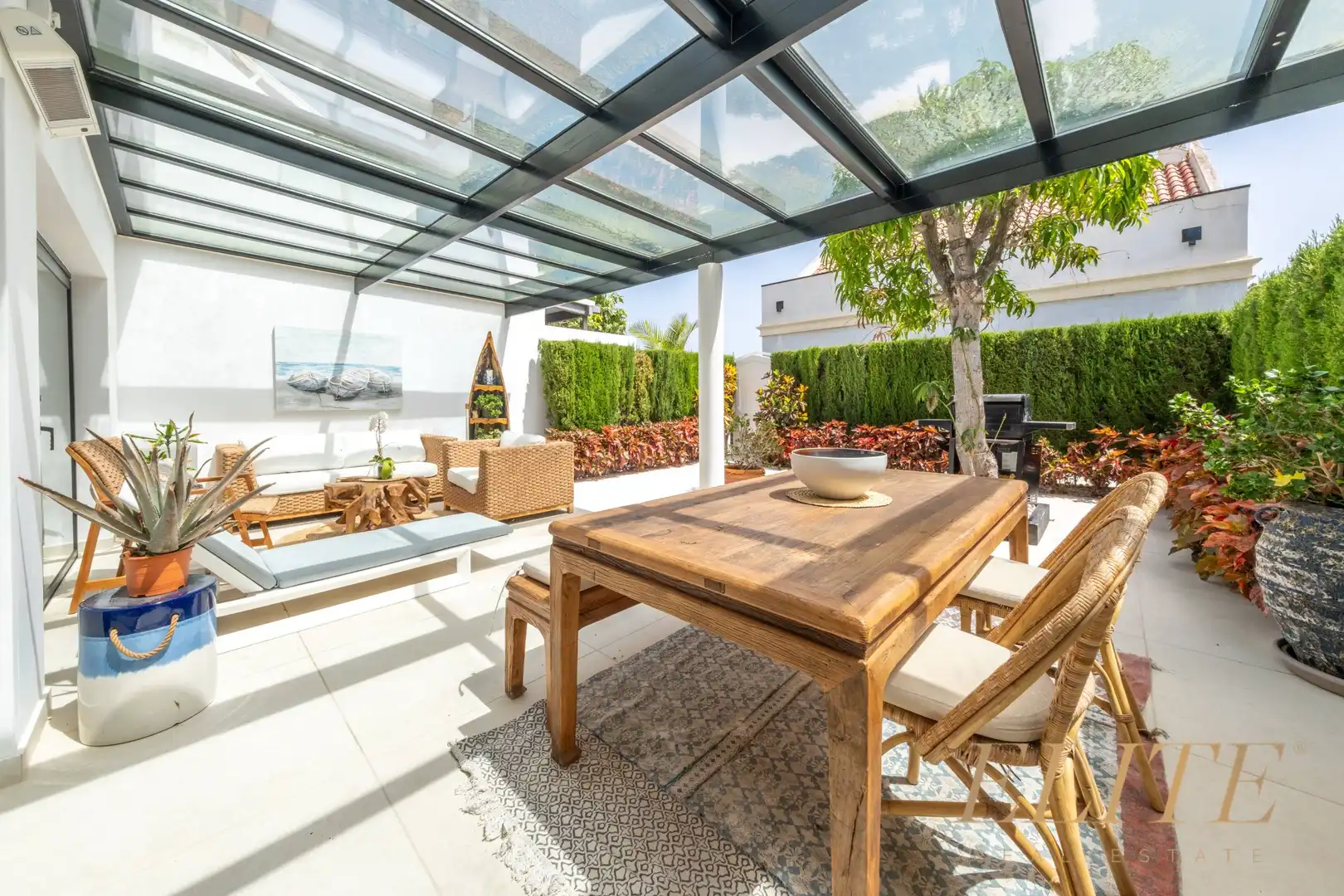 Terraza de Casa o chalet en venta en San Bartolomé de Tirajana con Aire acondicionado, Calefacción y Jardín privado