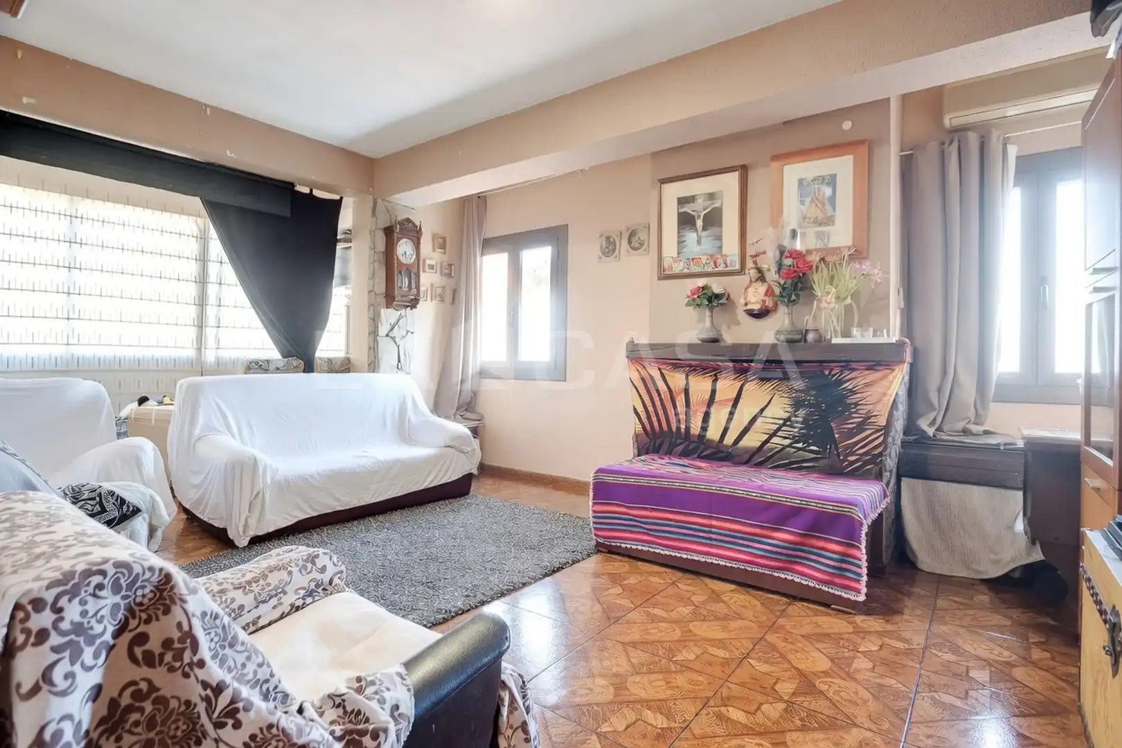 Sala de estar de Piso en venta en Barcelona con Balcón