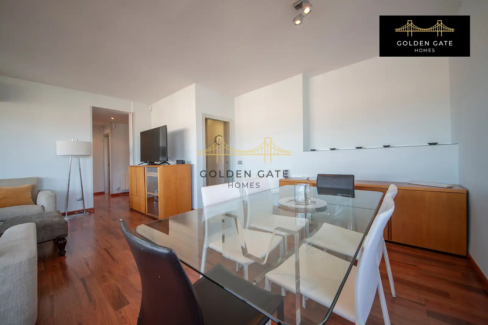 Comedor de Piso de alquiler en Barcelona con Aire acondicionado, Calefacción y Parquet