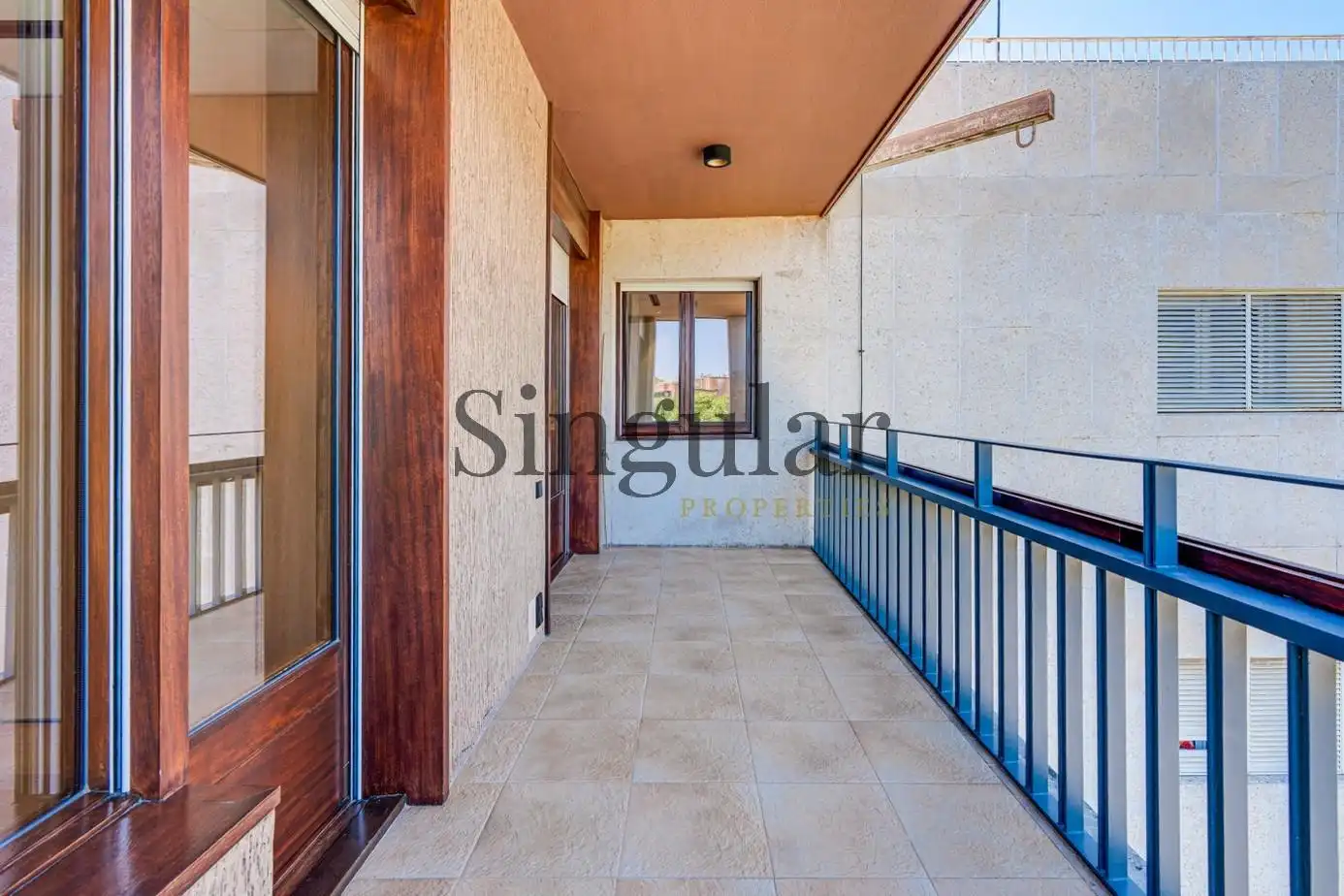 Balcony of Flat for rent in Barcelona  with Heating, Private garden and Terrace