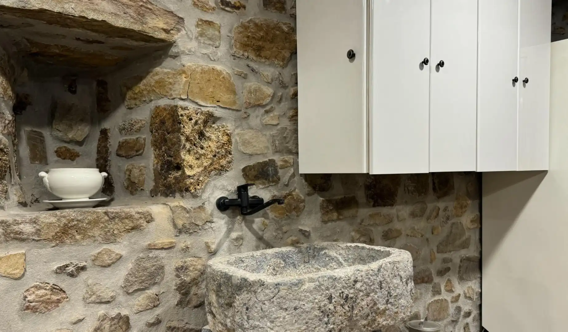 Baño de Finca rústica en venta en Mendaro con Calefacción, Jardín privado y Terraza
