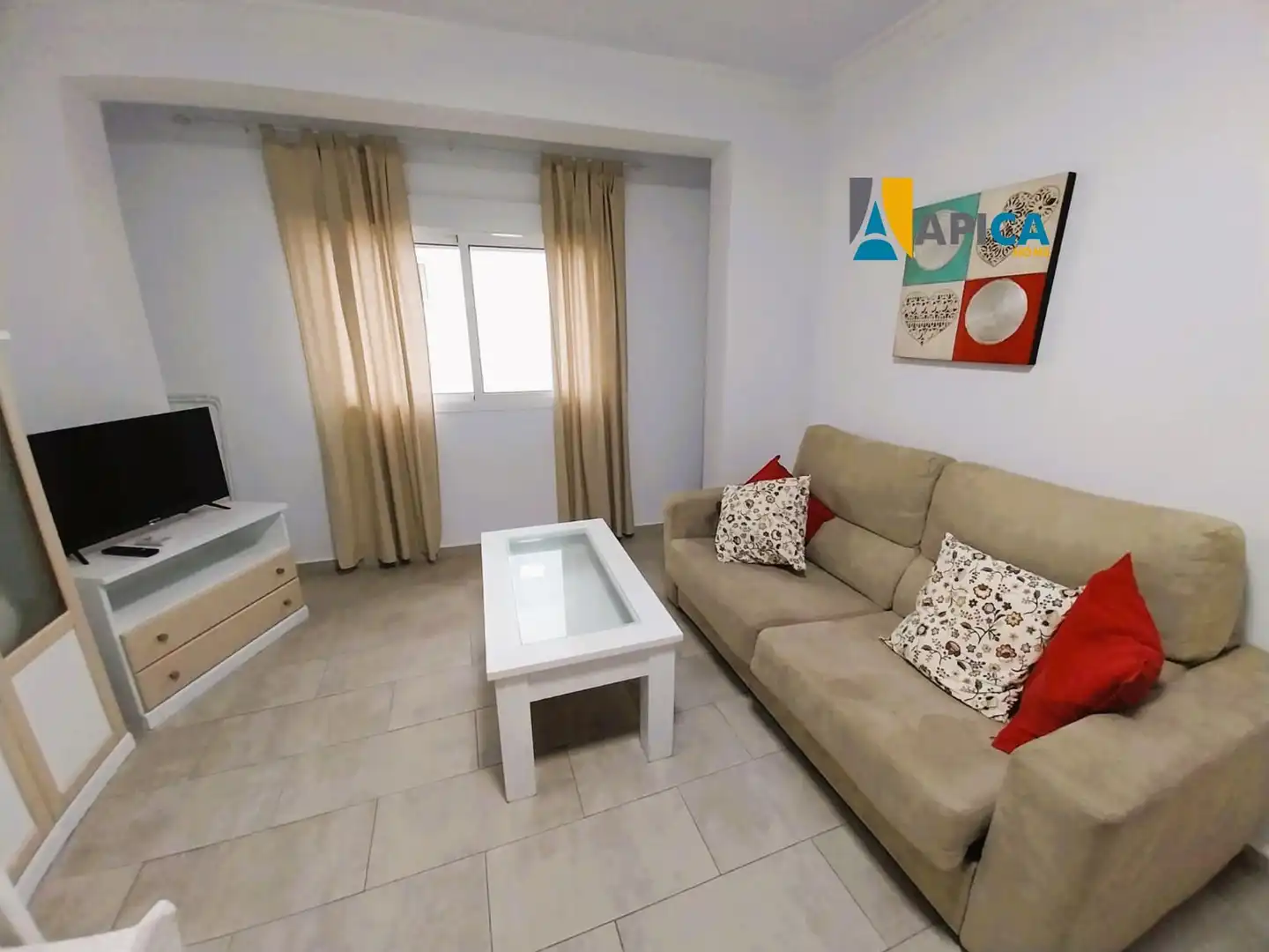 Sala de estar de Piso en venta en Conil de la Frontera con Amueblado