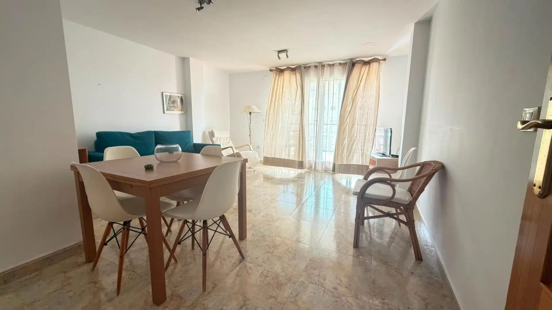 Wohnzimmer von Wohnungen zur Miete in Chilches / Xilxes mit Terrasse und Möbliert