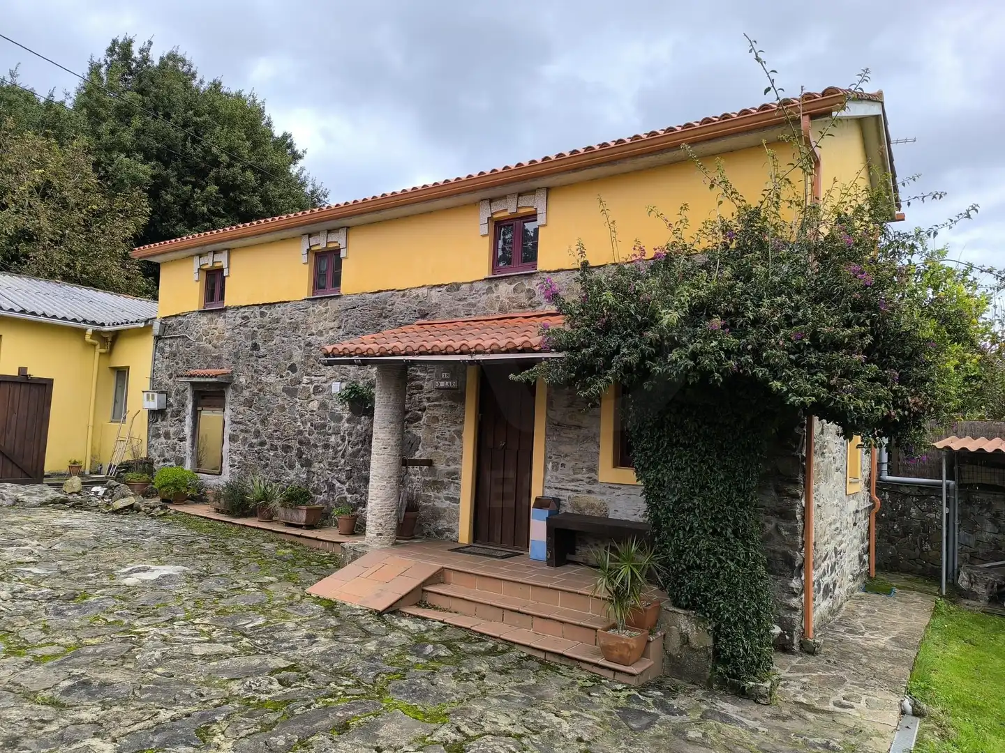 Exterior view of Houses for sale in Cerdido  with Heating, Terrace and Swimming Pool