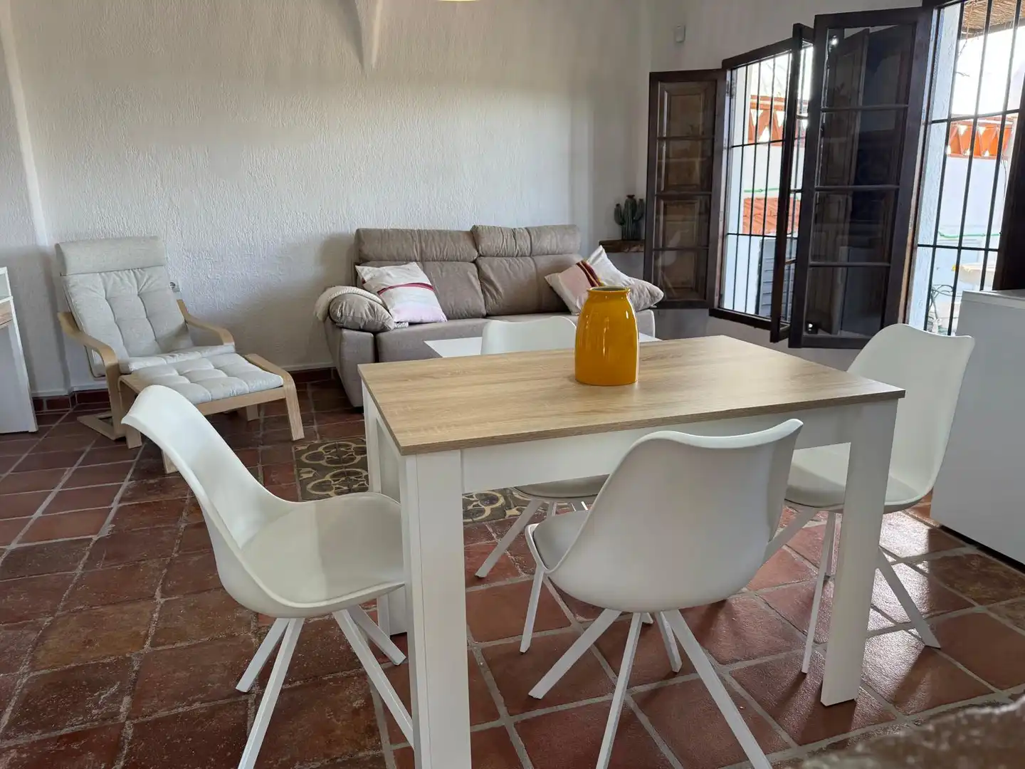 Dining room of Country homes for sale in Vélez-Málaga  with Air Conditioner, Heating and Private garden