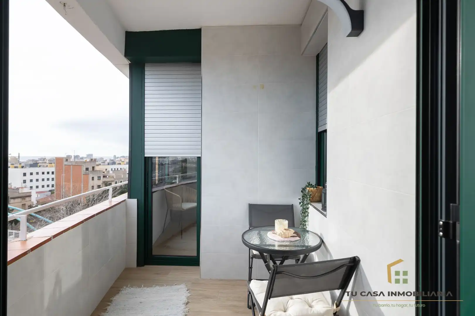 Terrasse von Wohnung zum Verkauf in Badalona mit Klimaanlage und Heizung
