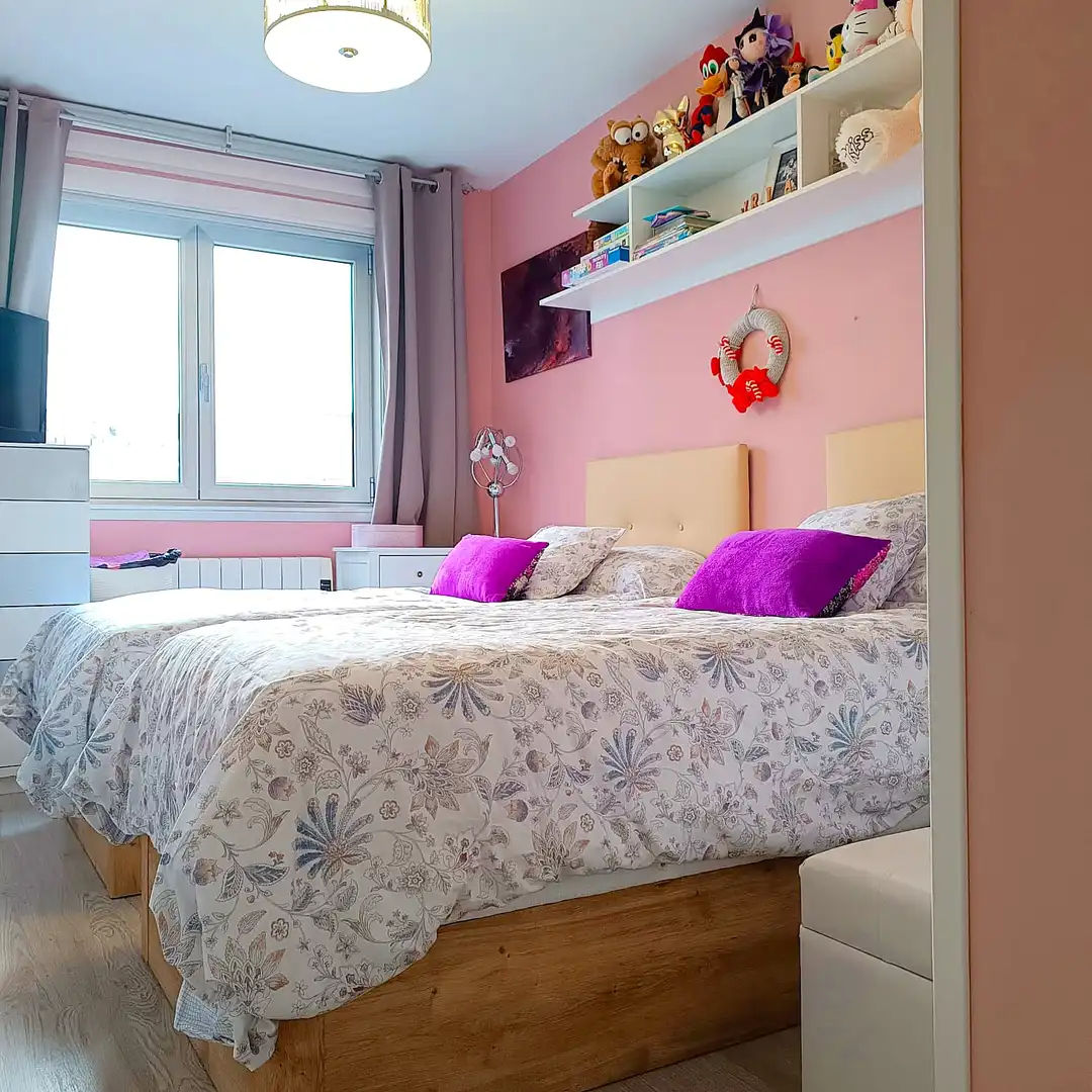 Schlafzimmer von Wohnung zum Verkauf in Ares mit Heizung, Parkett und Abstellraum