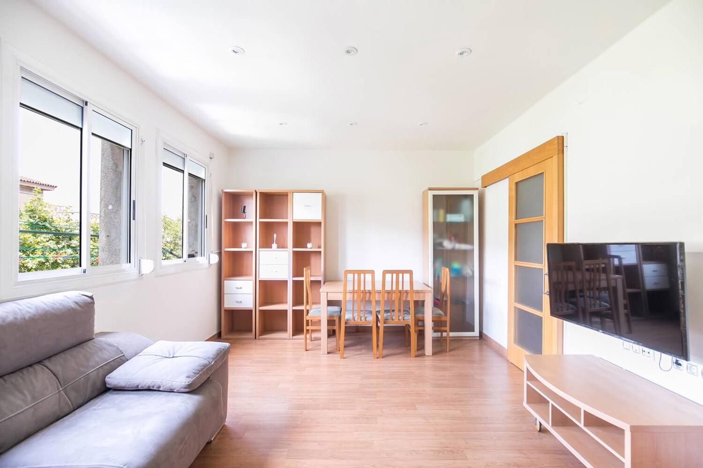Living room of Flat to rent in Almazora / Almassora  with Air Conditioner and Furnished
