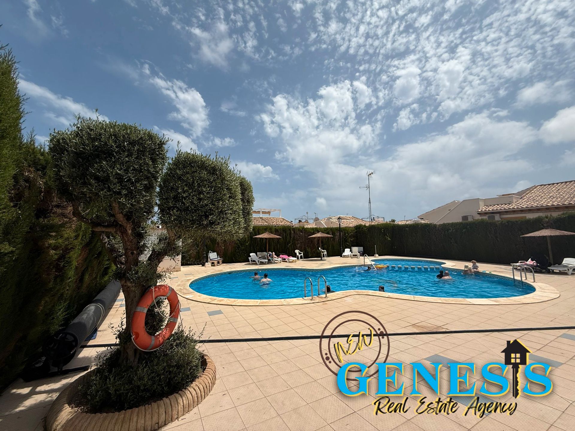 Swimming pool of Single-family semi-detached for sale in Orihuela  with Air Conditioner, Heating and Terrace