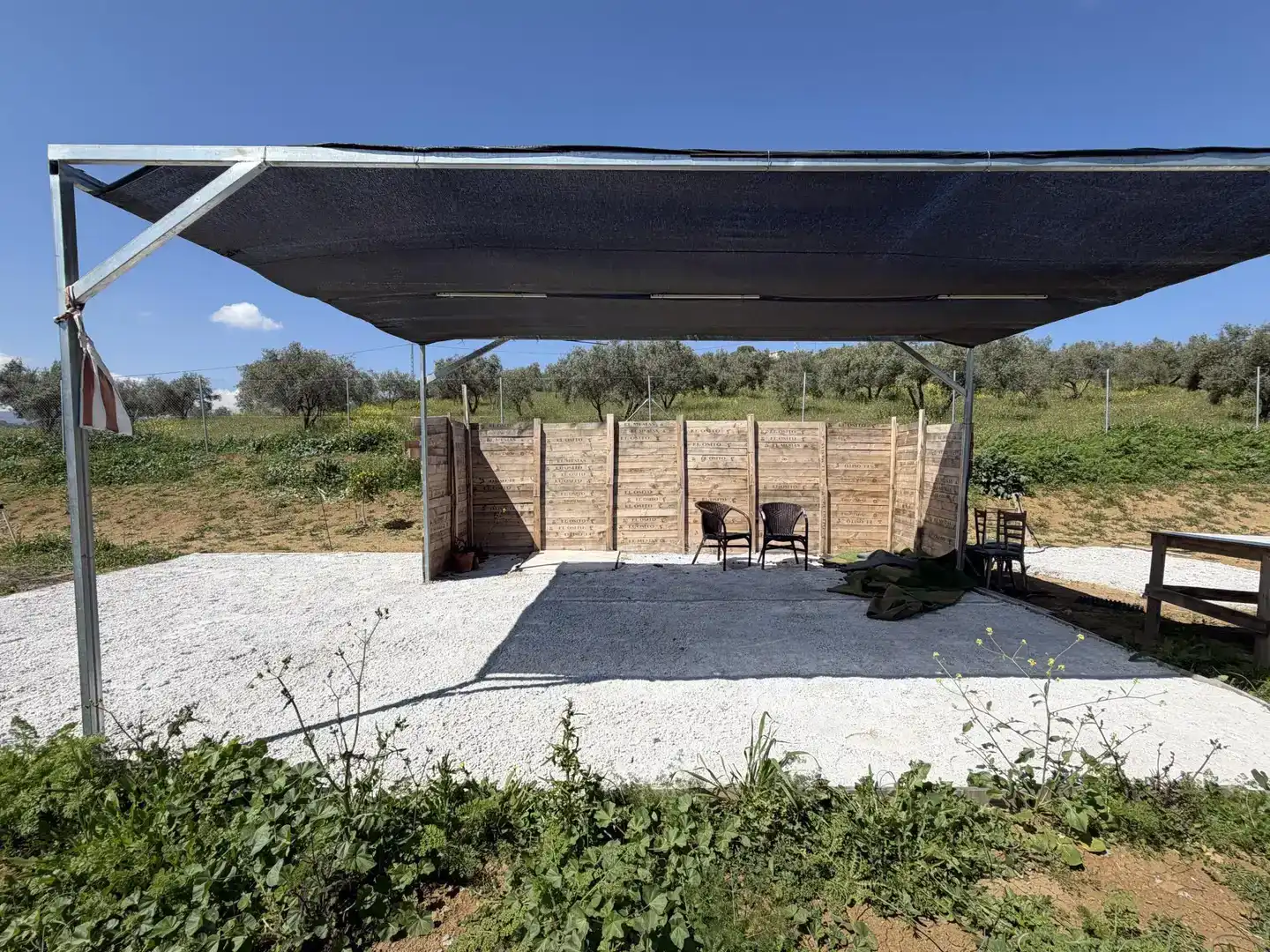 Terrasse von Country house zum Verkauf in Viñuela mit Schwimmbad