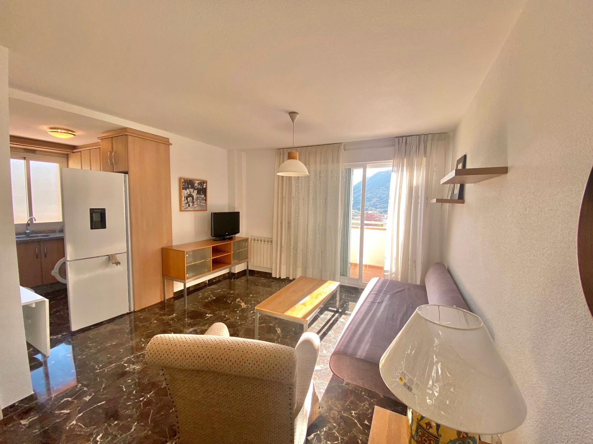 Living room of Attic to rent in  Granada Capital  with Air Conditioner, Heating and Terrace