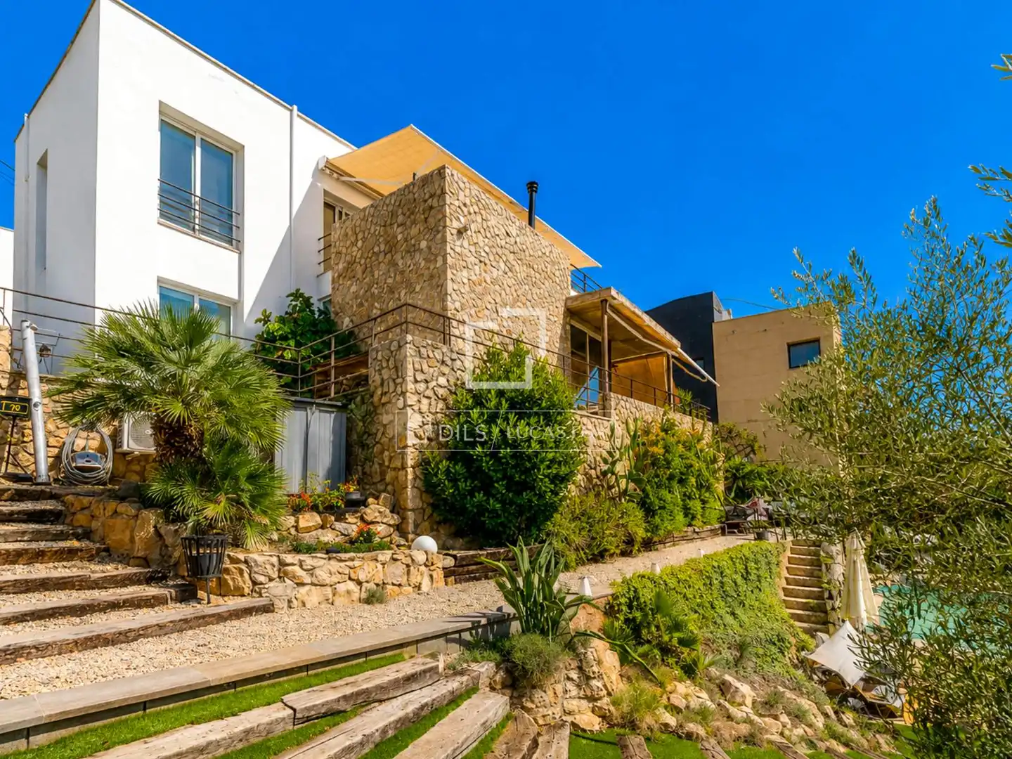 Exterior view of Houses for sale in Olivella  with Heating, Private garden and Terrace