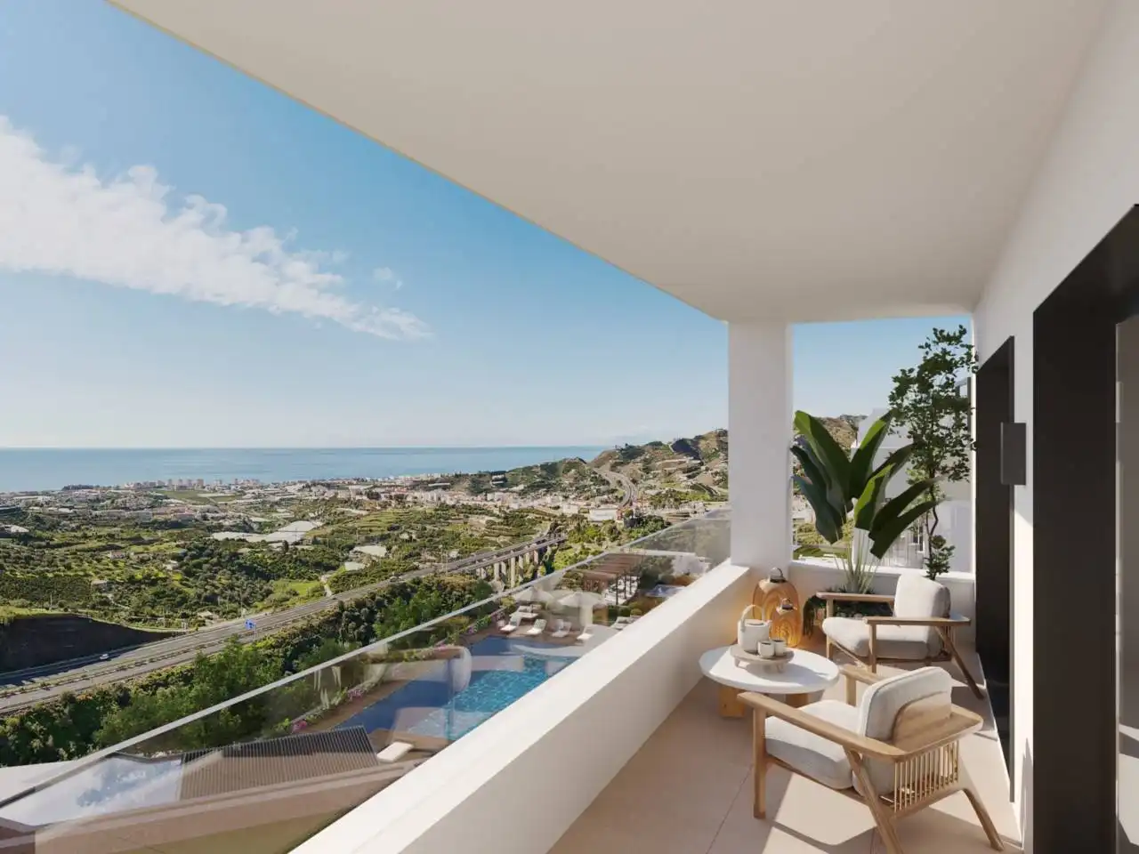 Terrace of Flat for sale in Torrox  with Terrace, Alarm and Community pool