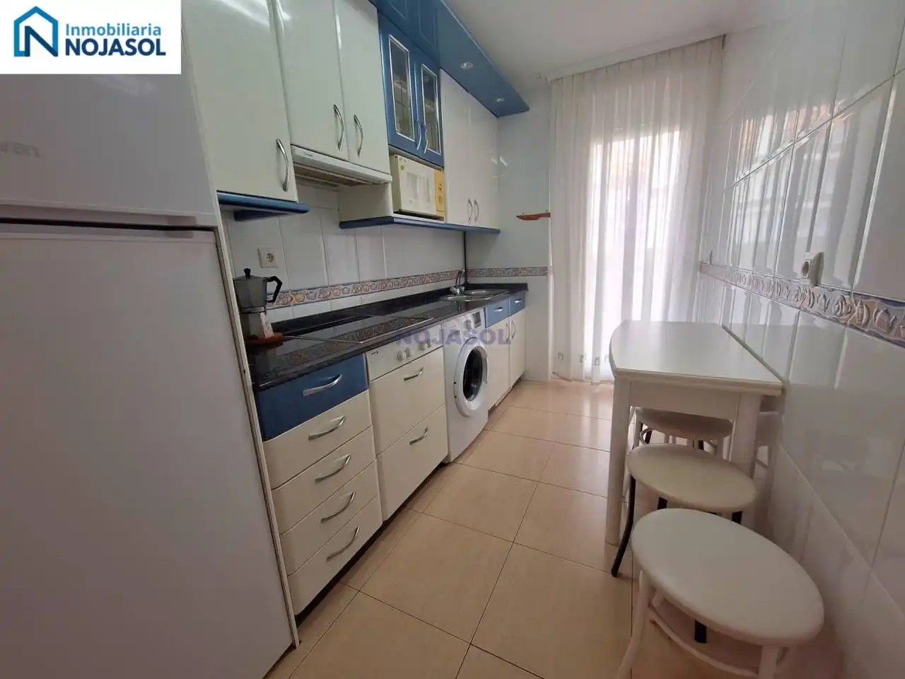 Cocina de Apartamento de alquiler en Noja con Calefacción, Jardín privado y Terraza