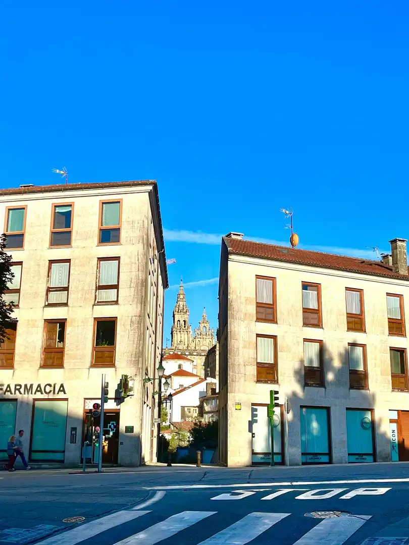 Außenansicht von Wohnung zum Verkauf in Santiago de Compostela  mit Heizung