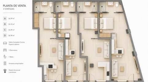 Foto 5 de Piso en venta en Calle Torre de Romo, Infante Juan Manuel, Murcia Capital