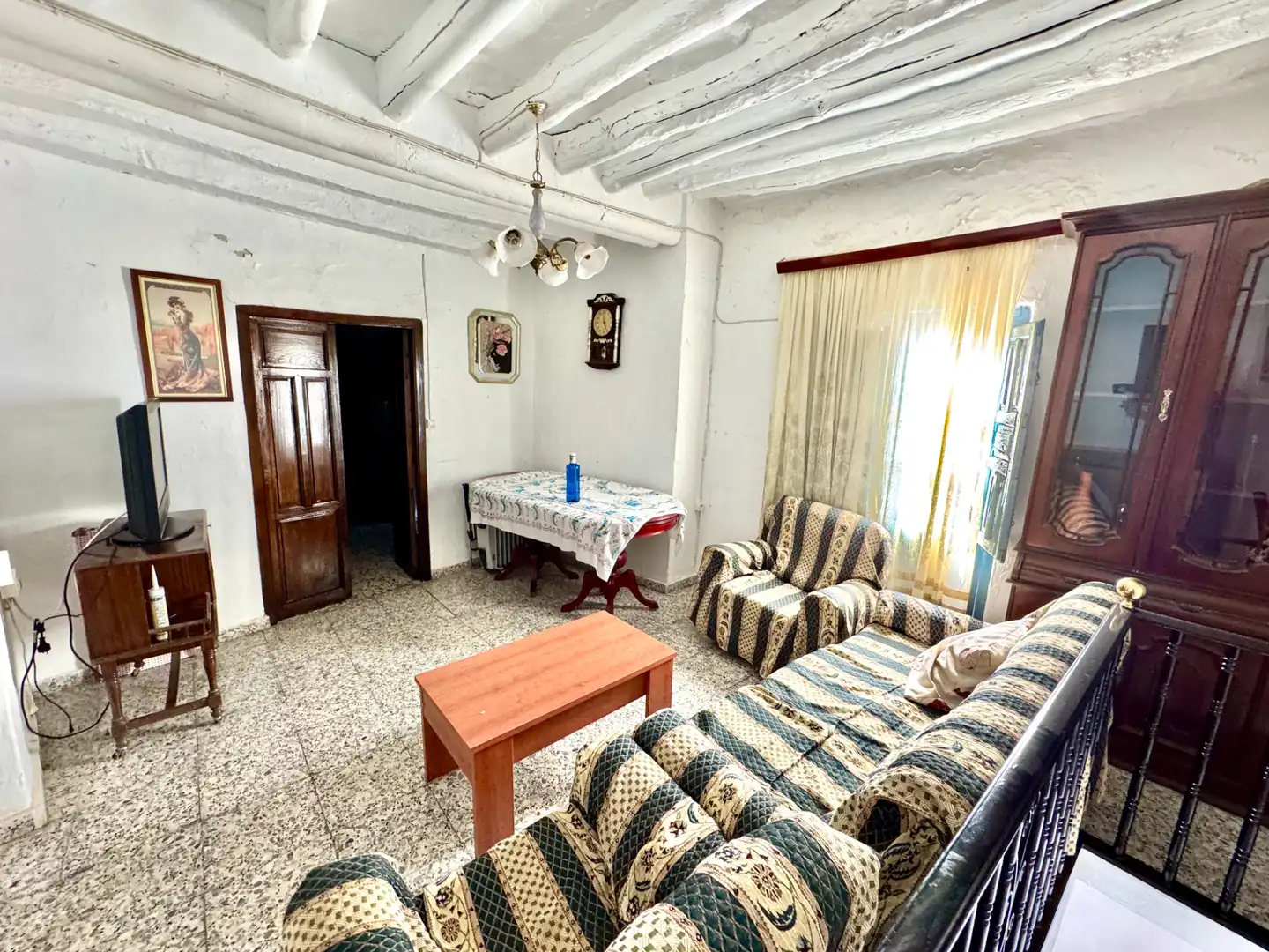 Wohnzimmer von Haus oder Chalet zum Verkauf in Bérchules mit Terrasse, Möbliert und Ofen