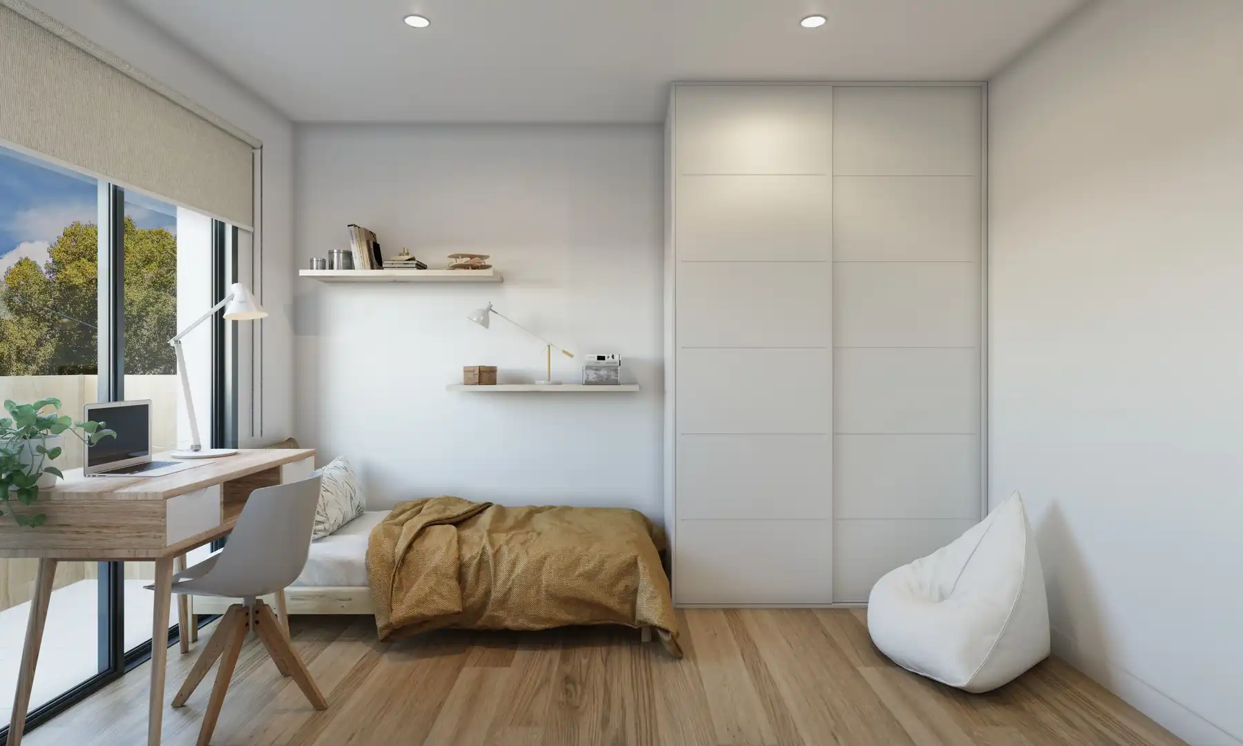 Bedroom of Flat for sale in Granollers  with Air Conditioner, Terrace and Balcony