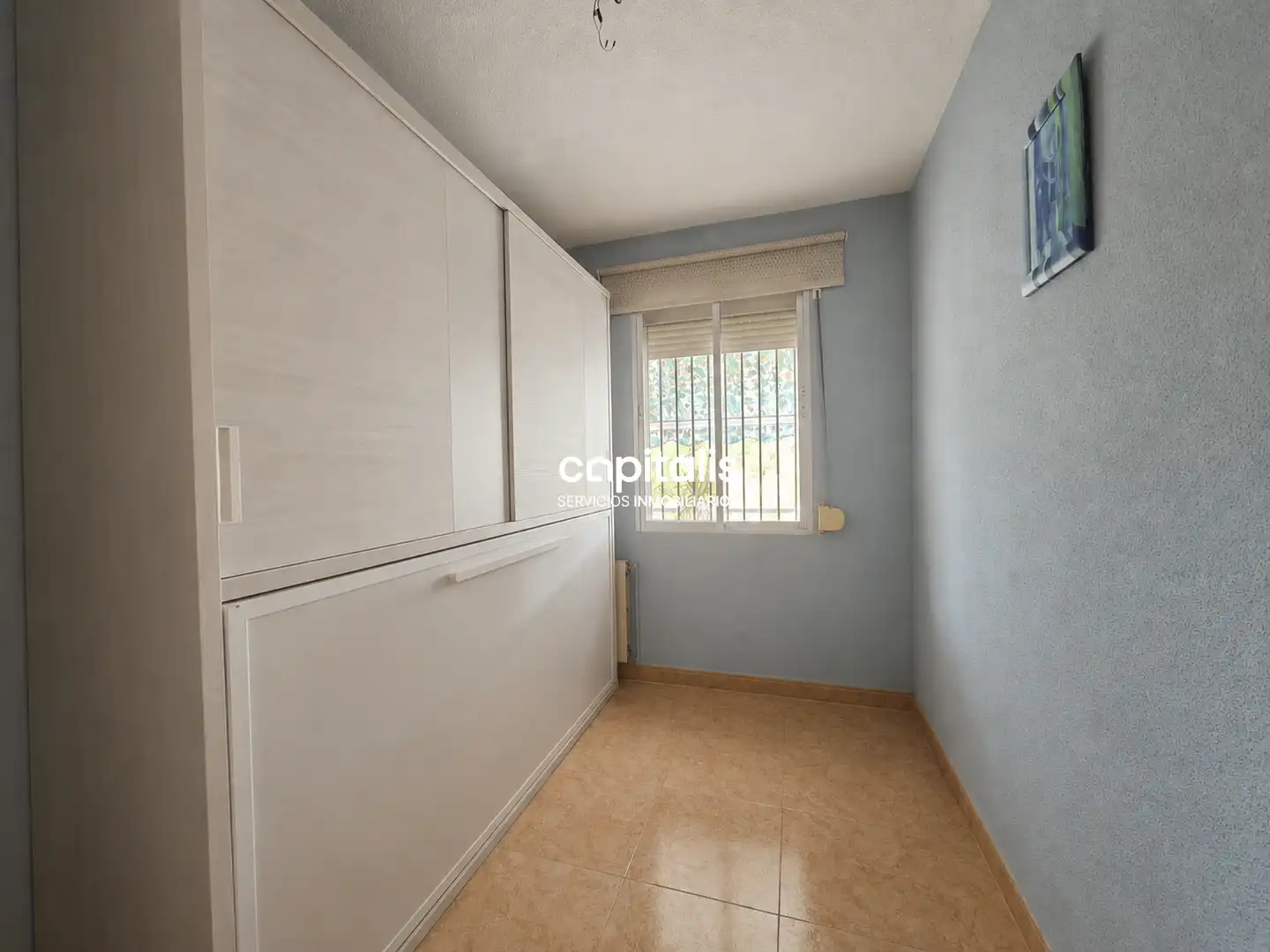 Schlafzimmer von Wohnung zur Miete in Madrid mit Klimaanlage und Heizung