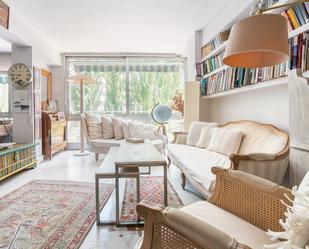 Living room of Flat to rent in  Madrid Capital  with Air Conditioner and Heating