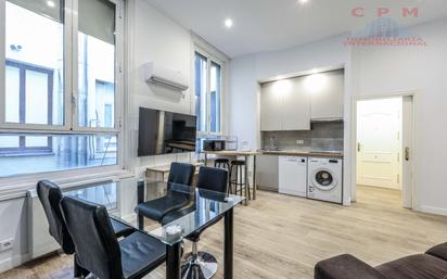 Exterior view of Flat to rent in  Madrid Capital  with Air Conditioner, Heating and Parquet flooring