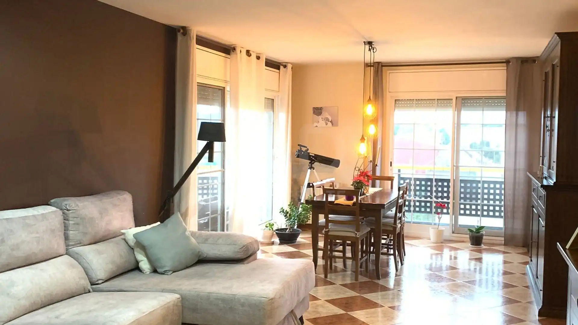 Sala de estar de Dúplex en venta en Camarles con Aire acondicionado, Calefacción y Terraza