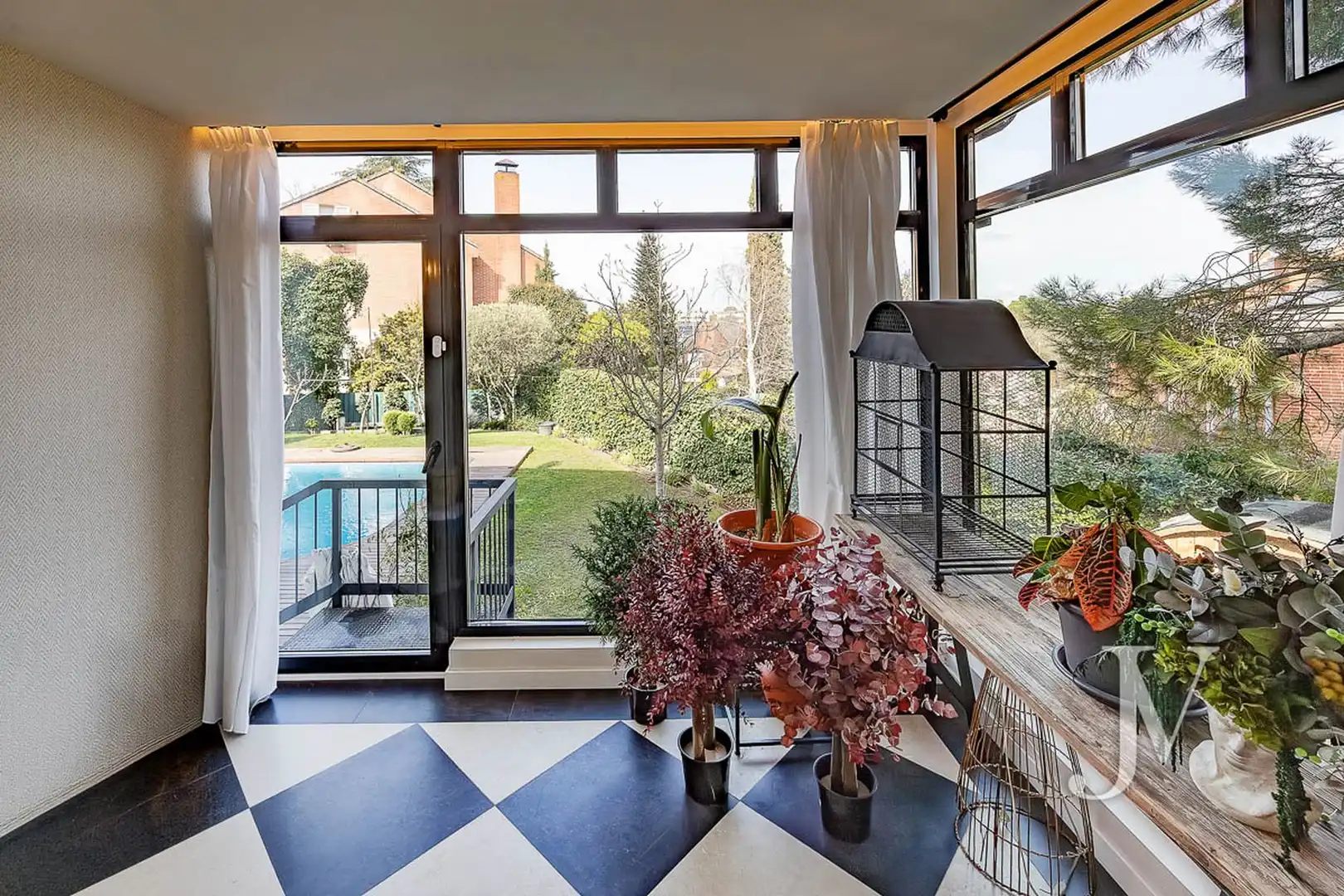Garden of Detached homes for rent in Pozuelo de Alarcón  with Air Conditioner, Heating and Private garden