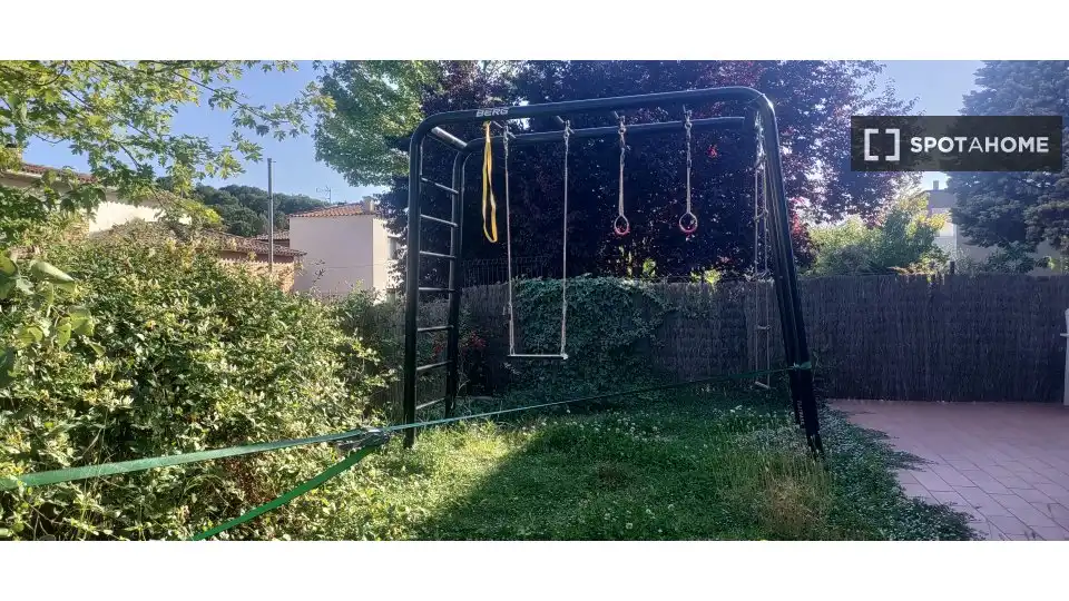 Jardí de Pis per a compartir en Sant Cugat del Vallès amb Aire condicionat, Calefacció i Moblat