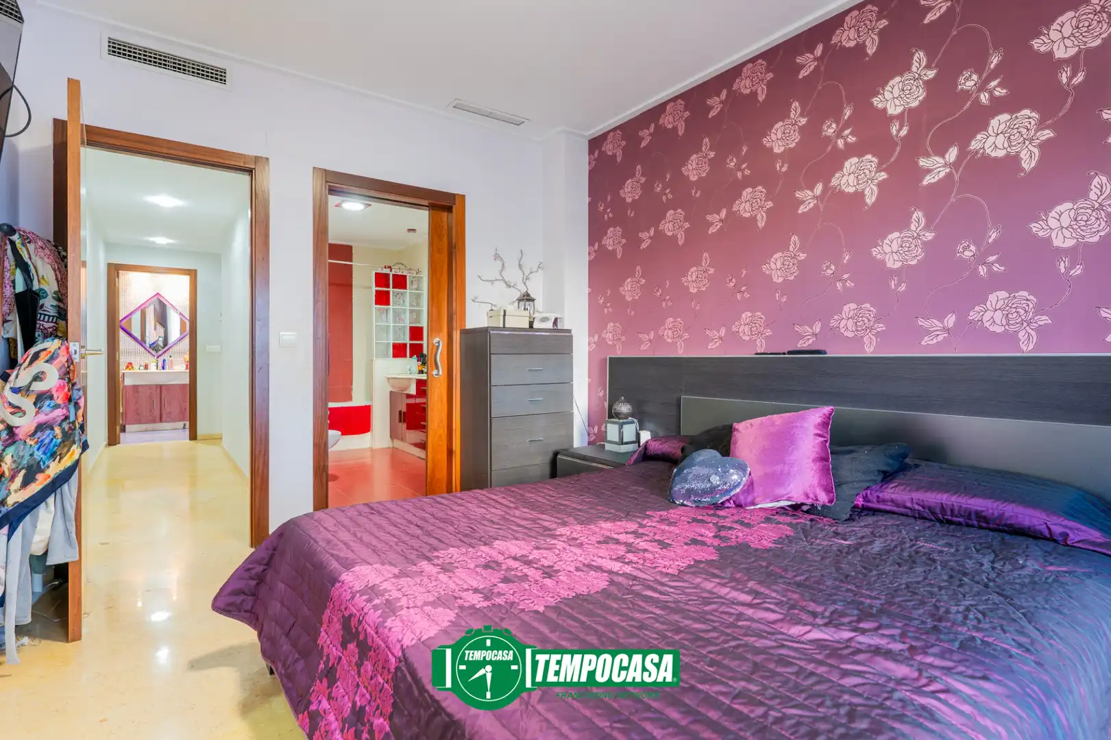 Bedroom of Flat for sale in Sueca  with Air Conditioner, Heating and Terrace
