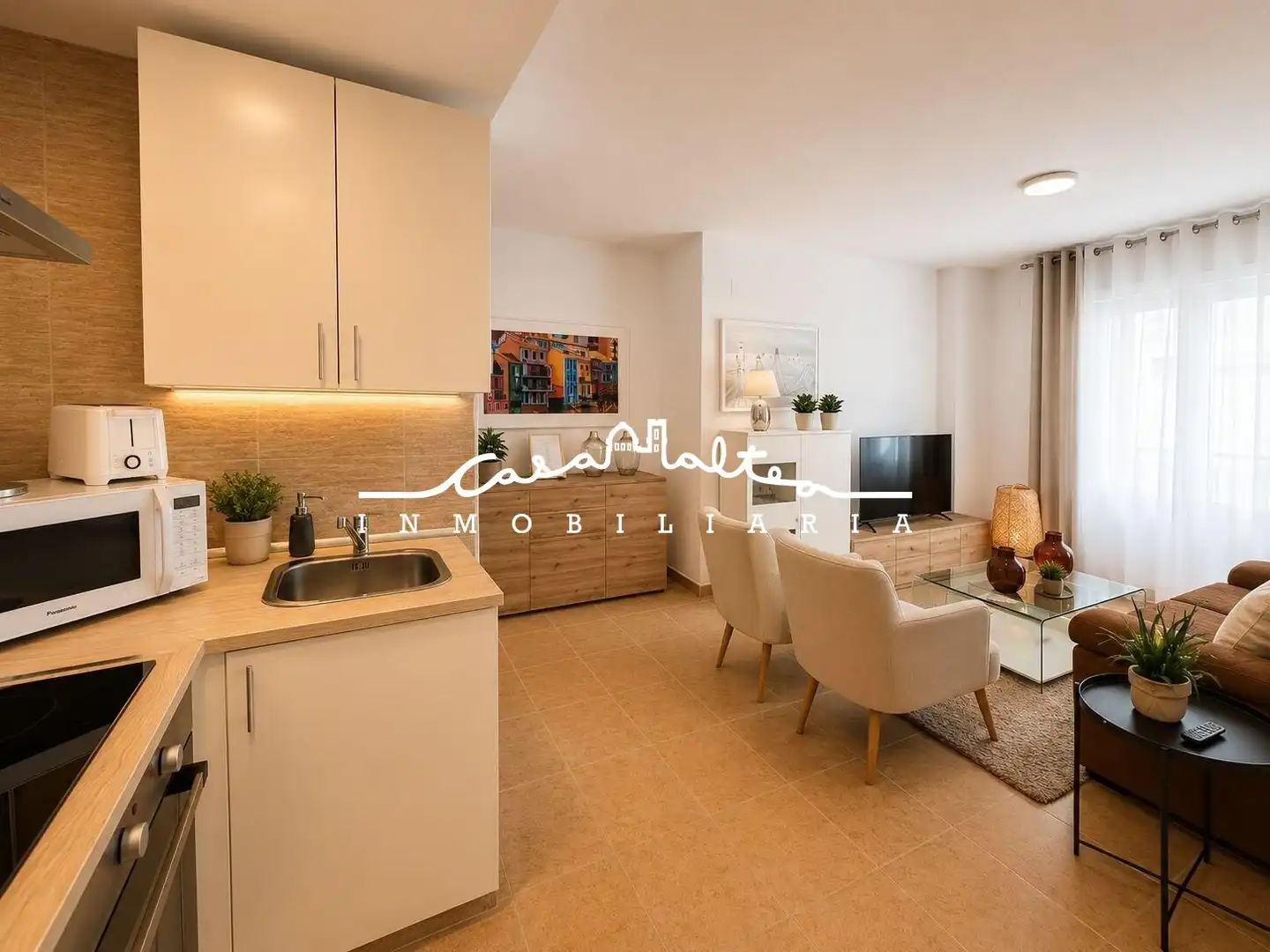 Sala d'estar de Apartament en venda en Altea amb Aire condicionat, Calefacció i Moblat