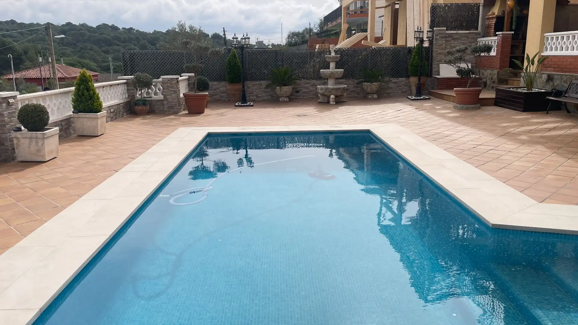 Piscina de Casa o xalet en venda en Rubí amb Calefacció, Jardí privat i Terrassa