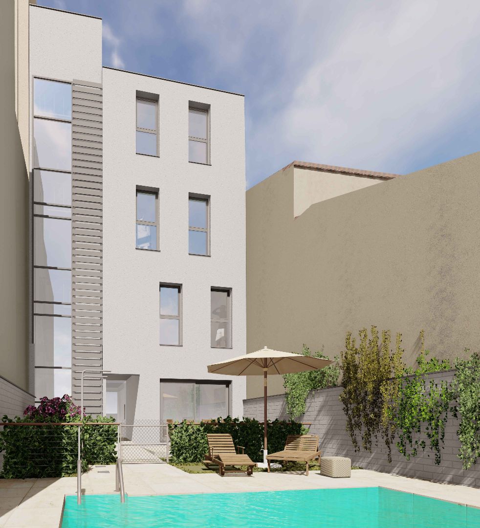 Vista exterior de Residencial en venda en  Madrid Capital