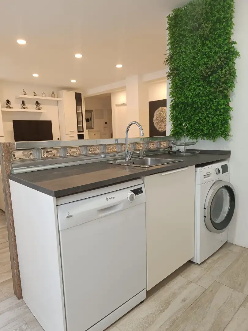 Kitchen of Flat for rent in Gijón   with Heating and Furnished