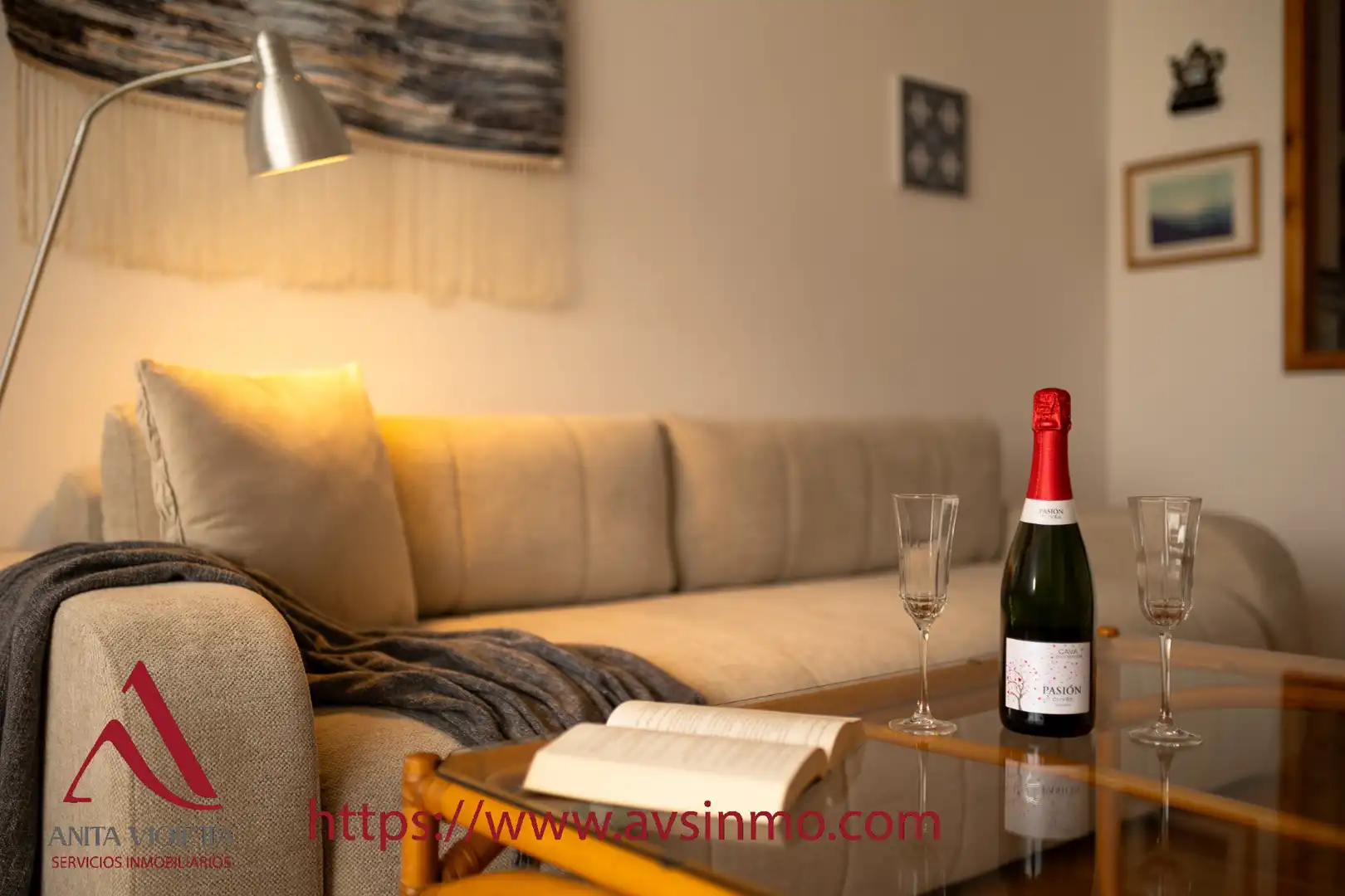 Living room of Detached homes for rent in Santa Pola  with Air Conditioner, Terrace and Furnished